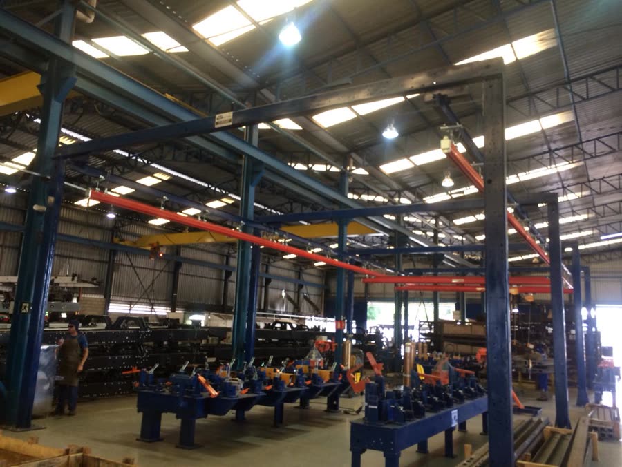 Fabricação de estrutura para KBK